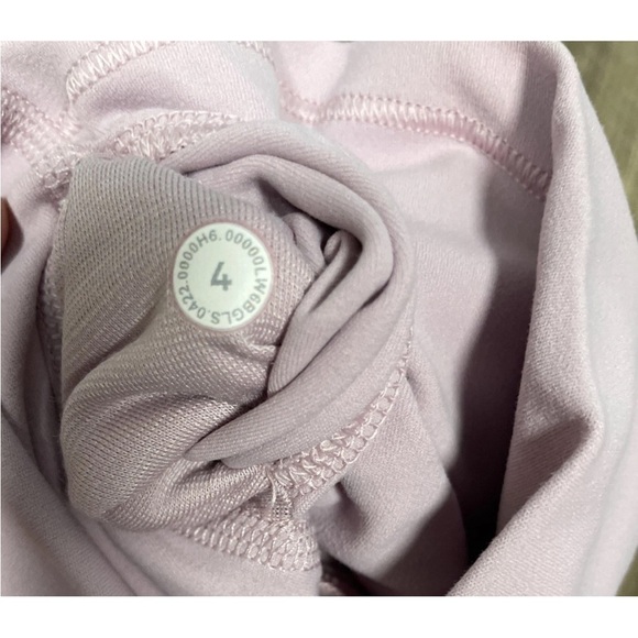 Lululemon Align Crop Leggings In Pink Peony Size 4 - Picture 6 of 6